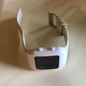 White Fossil Digital Watch